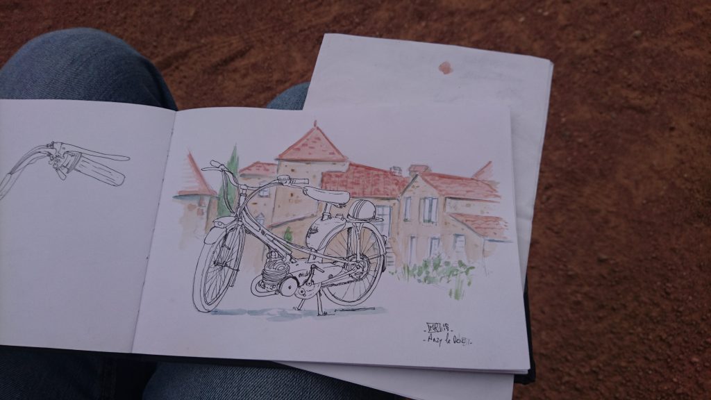 L'artiste en direct